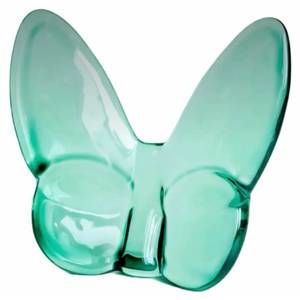 NEW LAINY HOME crystal butterfly figurine tabletop sculpture in mint